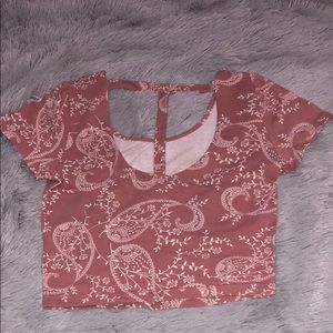 Charlotte Russe Tops - NEW! Charlotte Russe T-back Crop Top Size Small Charlotte Russe Tops - NEW! Charlotte Russe T-back Crop Top Size Small